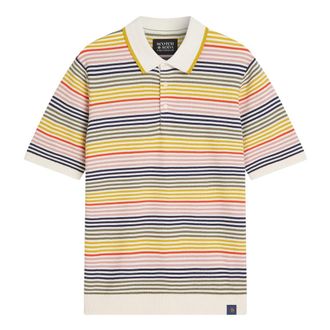 Scotch & Soda Polo - Heren - Tops - Veelkleurig - Maat: XL