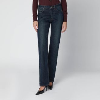 Saint Laurent Nico jeans in Heritage indigo denim