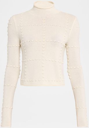 Guest In Residence Wool Cashmere Popcorn Sweater