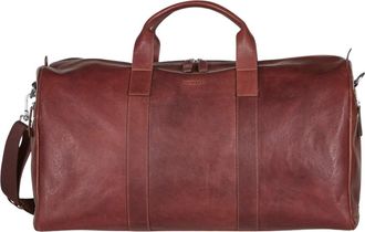 Howard London Connor Weekendtas - Heren - Weekendtassen - Bruin - ONE Size - Leer - Tassen