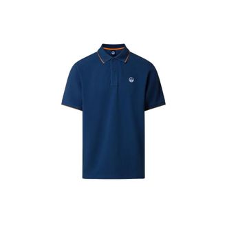 North Sails Polo Shirts, male, Blue, Size: 3XL Polo Shirt