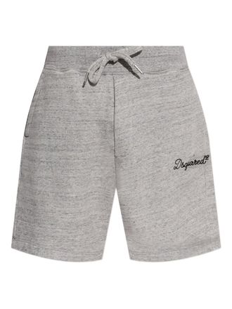 Dsquared2 Trainingsshorts met borduurwerk - Grijs