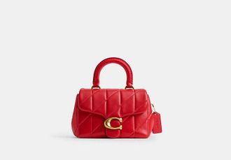 Coach Tabby Top Handle Bag With Quilting