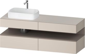 Duravit Qatego Consola Mueble Bajo Lavabo, 2 Extensiones, 2 - Duravit