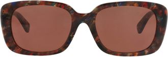 Chlo&eacute; Square-Frame Recycled Acetate Sunglasses