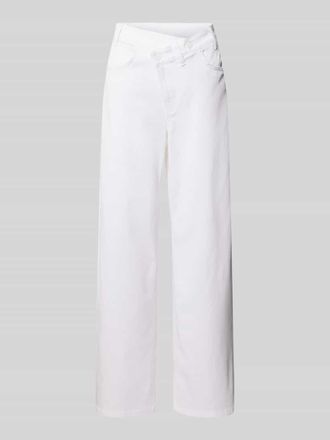 Cambio Cambio Regular Fit Baggy Jeans aus Lyocell-Baumwoll-Mix in Weiss, Gr&ouml;&szlig;e 34