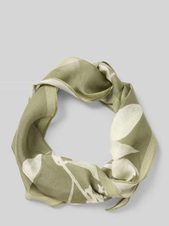 Marc O'Polo Schal aus Baumwoll-Cupro-Mix in Oliv, Gr&ouml;&szlig;e 1