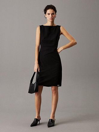 Calvin Klein Vestido Slim Fruncido