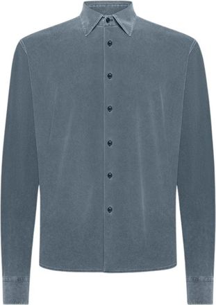 Roberto Ricci Design Camisa Piqu&eacute; Techno Wash - Shirts - Hombre - Azul - M