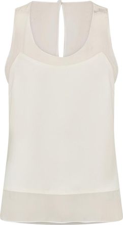 Ted Baker Vrouwen/dames Racerback Mouwloze Vest Top (Ivoor)