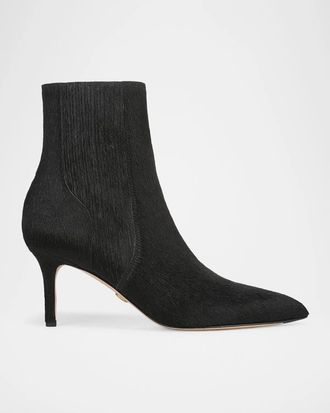 Veronica Beard Lisa 70MM Calf Hair Short Boots