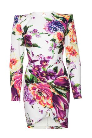 Alex Perry Anais floral print mini dress