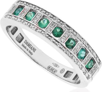 Damiani Belle Epoque White Gold Ring, Size 13