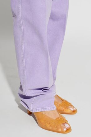 Chlo&eacute; Chole Jelly Heeled Shoes, Womens, Brown