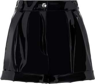 Philipp Plein Korte Broek met Studs - Dames - Bermuda - Zwart - L - Polyester - Korte Broeken