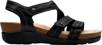 Clarks Calenne Clara Black Combi 26177032 Womens