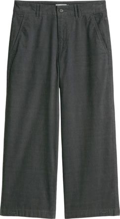 Marc O'Polo Geweven 5-Pocket Broek - Dames - Broeken - Grijs - Maat: M Katoen