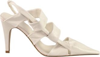 Bottega Veneta Pumps - Dames - Pumps - Wit - 40 EU - Leer - Schoenen