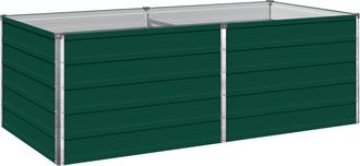 vidaXL Cama De Jard&iacute;n Elevada Verde 160 X 80 X 55 Cm Vidaxl