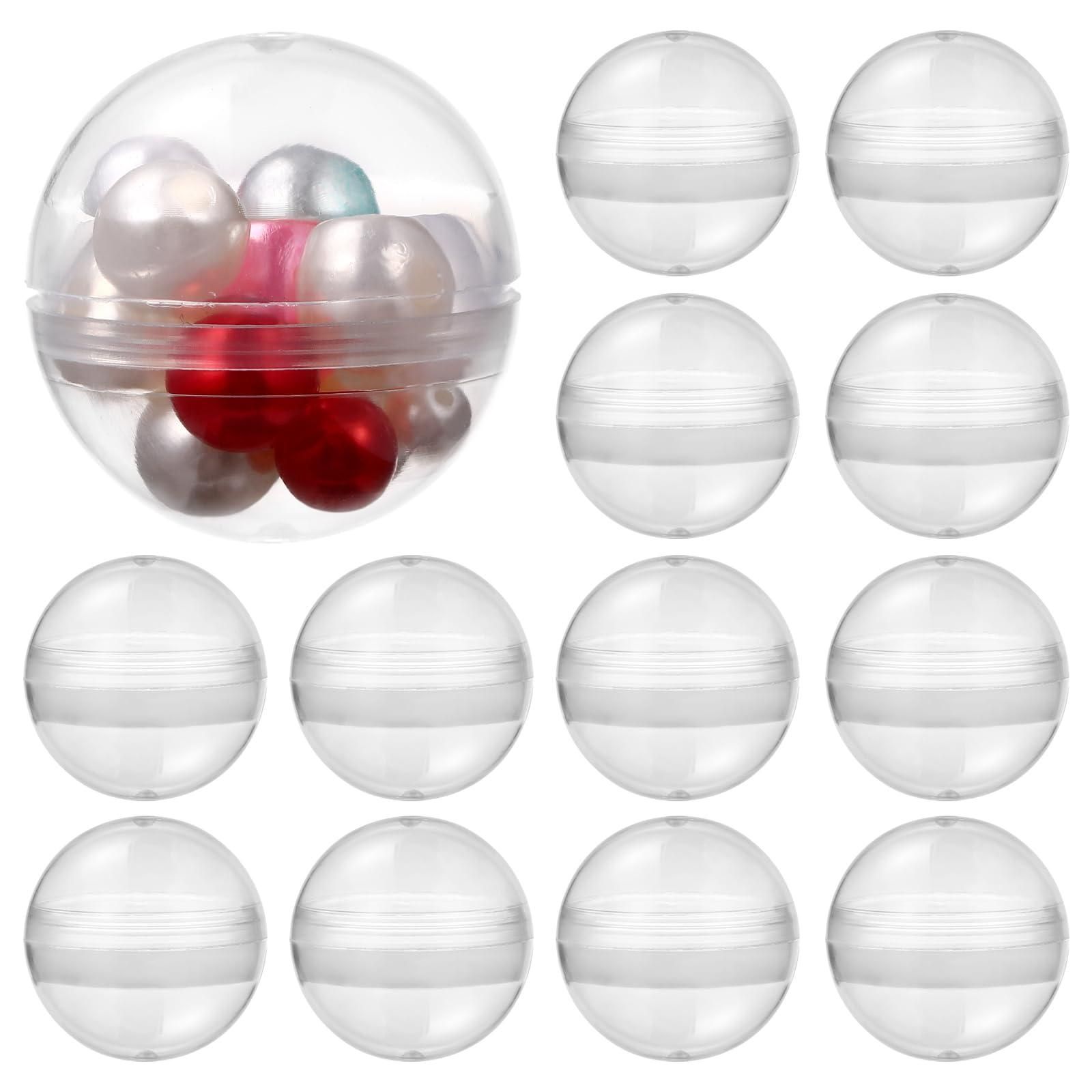 2 Transparente Apothekergläser Aus Kunststoff – Niedliche Aufbewahrung Für Wattestäbchen & Make-up