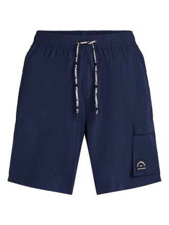 Karl Lagerfeld Rue St-Guillaume swim shorts - men - Polyester - S - Blue