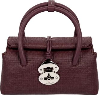 Zanellato Baby Postina Venissa Tote Bag - Dames - Handtassen - Rood - ONE Size - Leer - Tassen