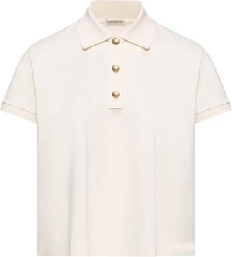 Moncler Tops - Dames - Polos - Wit - M - Tops