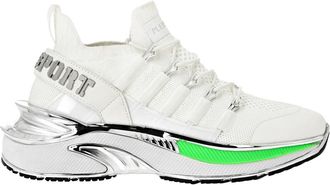 Plein Sport Runner Chrome Surfer - unisex - Hardloopschoenen - Wit - 40 EU - Fitness