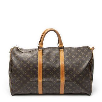 Louis Vuitton Pre-owned Womens Keepall 5 Travel Bag - Brown - One Size