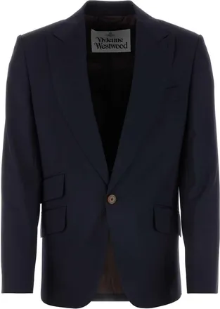 Vivienne Westwood Navy Blue Wool Blazer