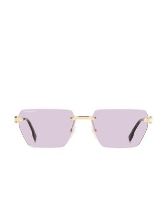 Dsquared2 D2 Metal Frameless Sunglasses - Gold