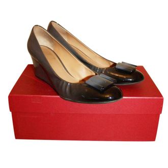 Ferragamo Ombre Wedge Pumps Size 40