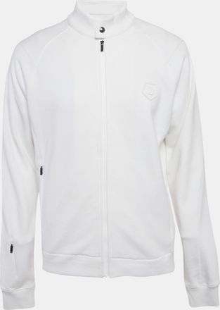 Ermenegildo Zegna White Cotton Zip-Up Sweatshirt