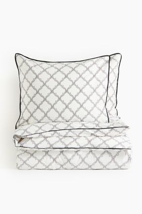 H&M Baumwollbettw&auml;sche f&uuml;r Doppel-/Kingsize-Betten - White