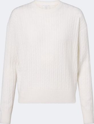 Eleventy Cable-knit cashmere sweater