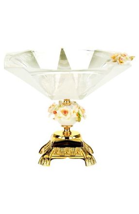 Mark Roberts Footed Geo Bowl in White at Nordstrom