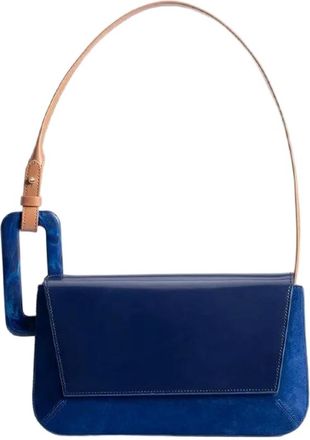 Generic NYSDM Niche Trendy Womens Shoulder Bag Geometric Acrylic Blocking Color Patchwork Fashionable Compact Underarm Bag