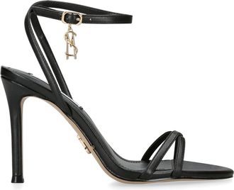 Steve Madden Womens Leather Juniper Black Heels - Size UK 9