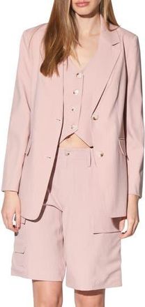 Walter Baker Kendrick Blazer in Cagney Stripe Blush at Nordstrom Rack, Size X-Large