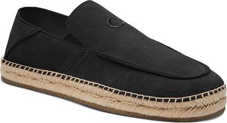 Coach Reilly Espadrille Mens Lace-up Boots Black : 8.5 D - Medium, Suede/Synthetic