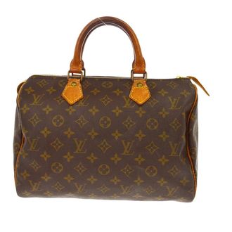Louis Vuitton Speedy Monogram Canvas Brown Canvas Handbag (Pre-Owned)