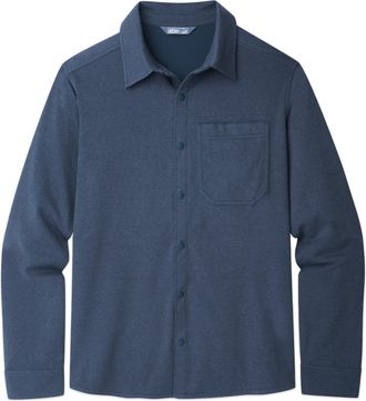 Stio | Mens Notion Stretch Knit Shirt, Size Extra Large in Mountain Shadow