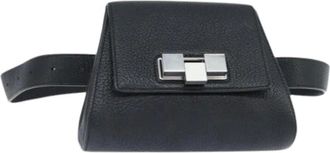 Bottega Veneta Pre-owned Belt Bags, female, Black, Size: ONE SIZE Pre-owned Leather Waist Bag