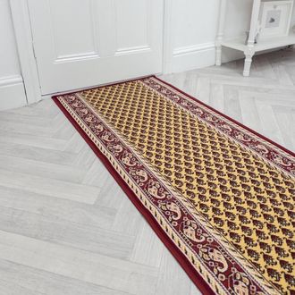 Runrug Hallway Runner Rug - Non-Slip, Hardwearing, 5.4mm - Acni in Cream | Size: 66 cm x 420 cm