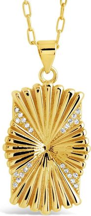 Sterling Forever Royale CZ Pendant Necklace