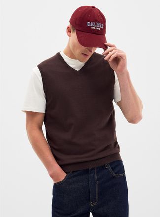 Le 31 Mens Soft knit vest