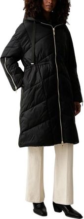 Twinset Abrigo de Plumas Acolchado - Coats - Mujer - Negro - L