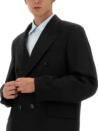 Our Legacy Double-Breasted Tailored Blazer - Black