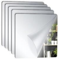 OEM Piezas De Espejos De Pared Autoadhesivos De 20 X 20 Cm, L&aacute;minas De Espejo Flexibles Y Azulejos De Espejo Adhesivos Para Decoraci&oacute;n De Paredes Del Hoga