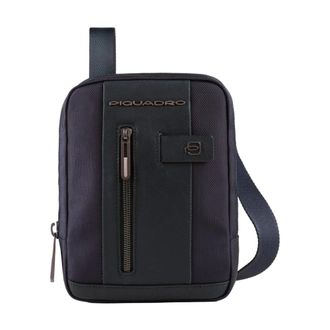 Piquadro Messenger Bags, male, Blue, Size: ONE SIZE Cross Body Bags